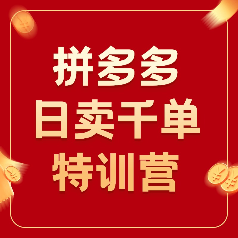 拼多多__日卖千单__特训营