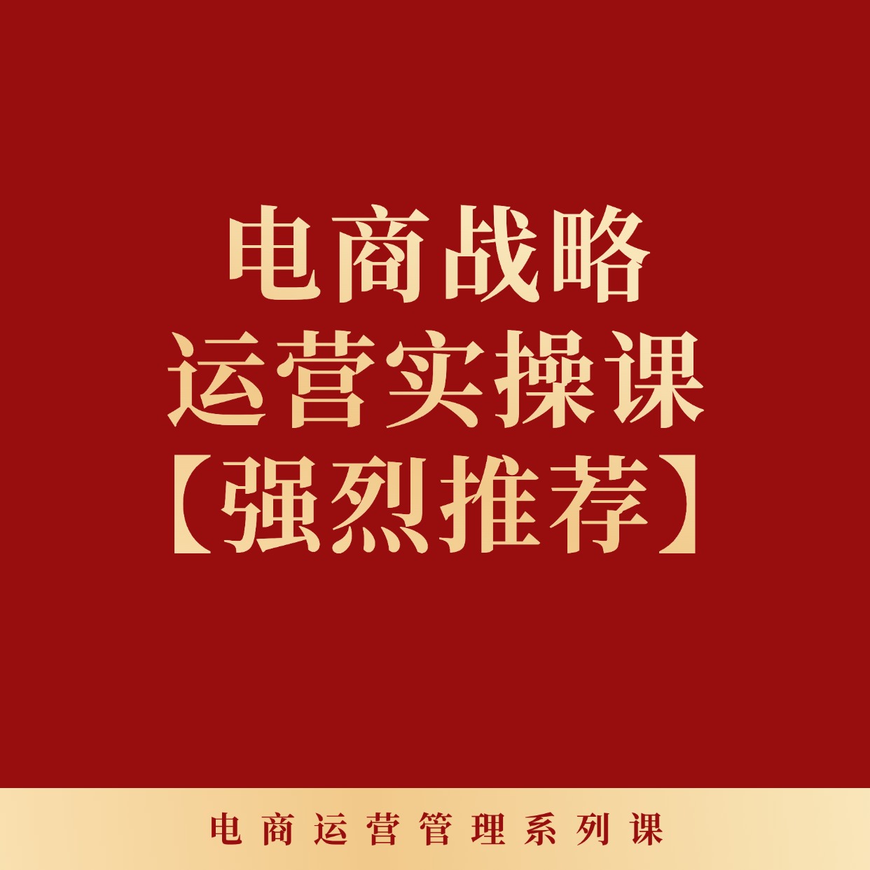 电商战略__运营实操课__【强烈推荐】